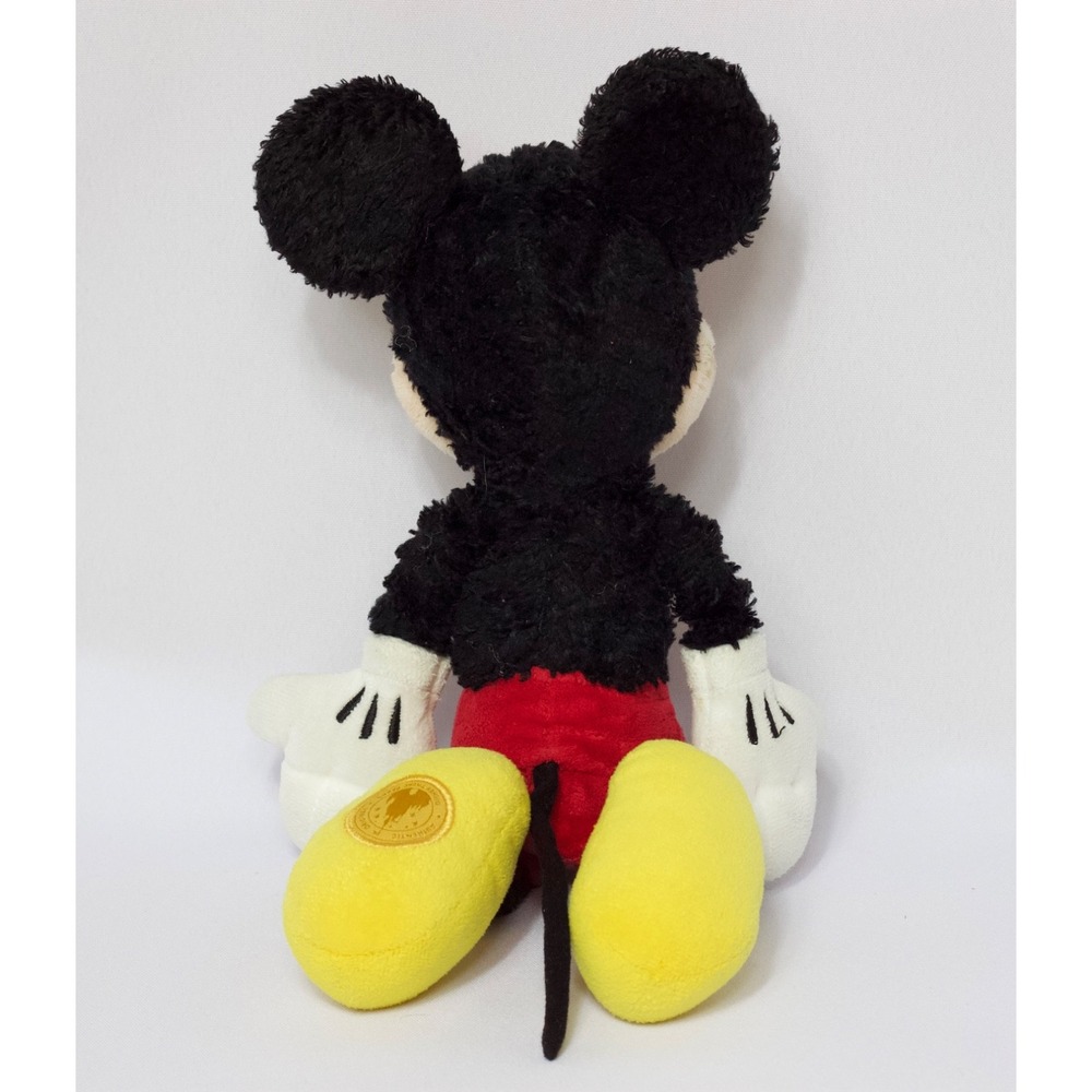 Disney Theme Parks Disneyland Mickey Mouse Fuzzy Bean‎ Bag 11" Stamped Plush - Picture 3 of 4